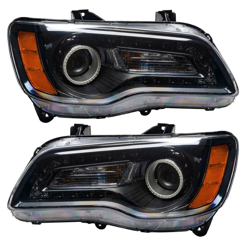 Oracle Lighting Smd Black Bezel Headlights With Blue Accent – Pre-Assembled, Non-Hid 1