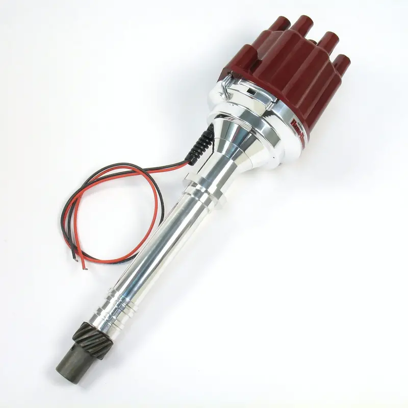Pertronix D7100801 Billet Distributor For Chevy Inline-3 Engines – Non-Vacuum Red Cap 1
