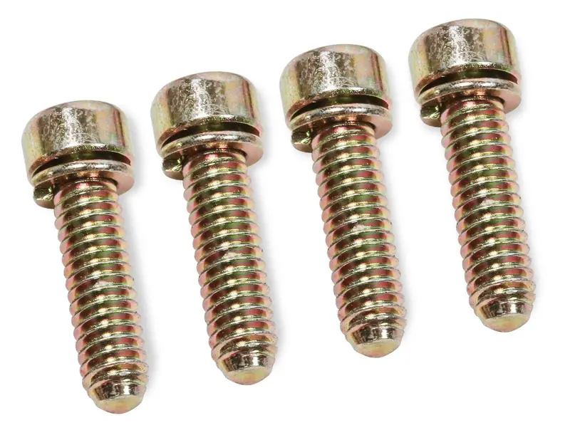 Quick Fuel Technology Accelerator Pump Cover Screws For 50Cc Pumps (4-Pack) 1