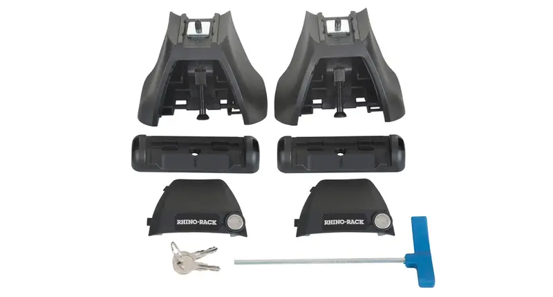 Rhino-Rack Vortex 2500 Roof Rack – Silver 46" Crossbars With 2 Mounting Legs (Ja1944) 1