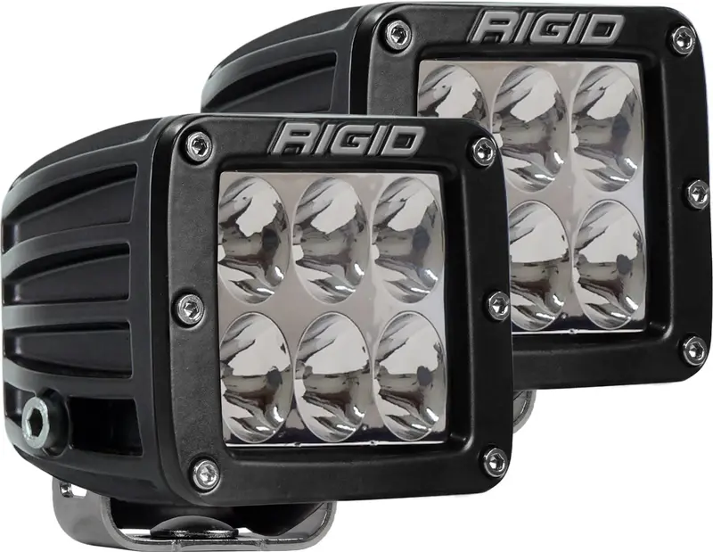 Rigid Industries D-Series Pro 502323 Amber Driving Light Pair – Surface-Mount, Rigid-Branded 1