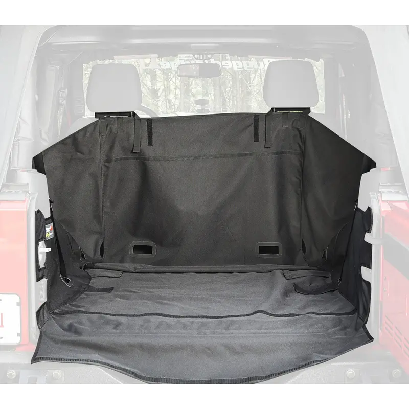 Rugged Ridge C3 Cargo Cover – Rear Seat Protector Without Subwoofer Cutout (13260.03) 1