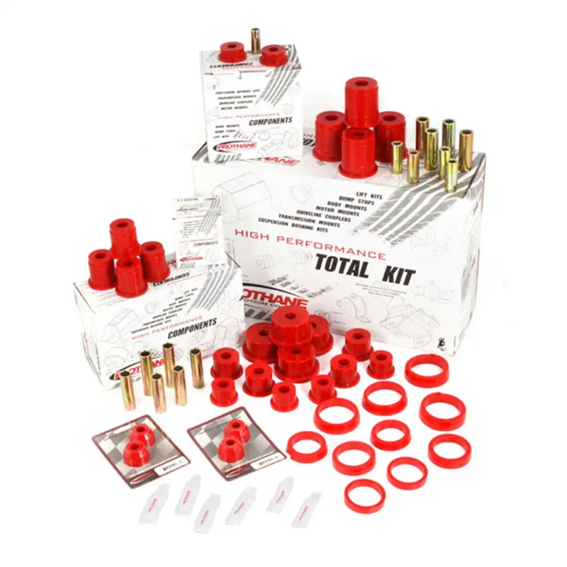 Rugged Ridge Red Polyurethane Suspension Bushing Kit – Part 18350.04 1