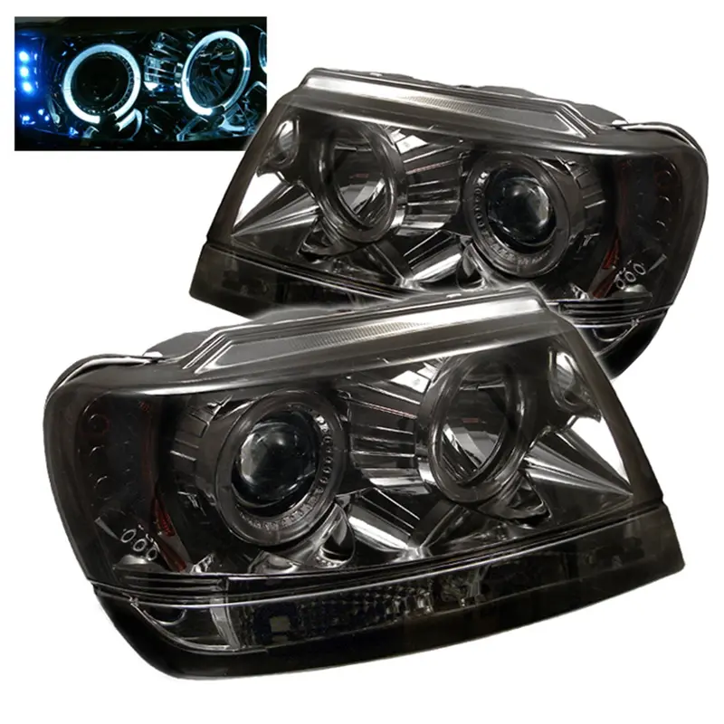 Spyder Auto 5011169 Led Projector Headlights With Halo Accent Rings 1