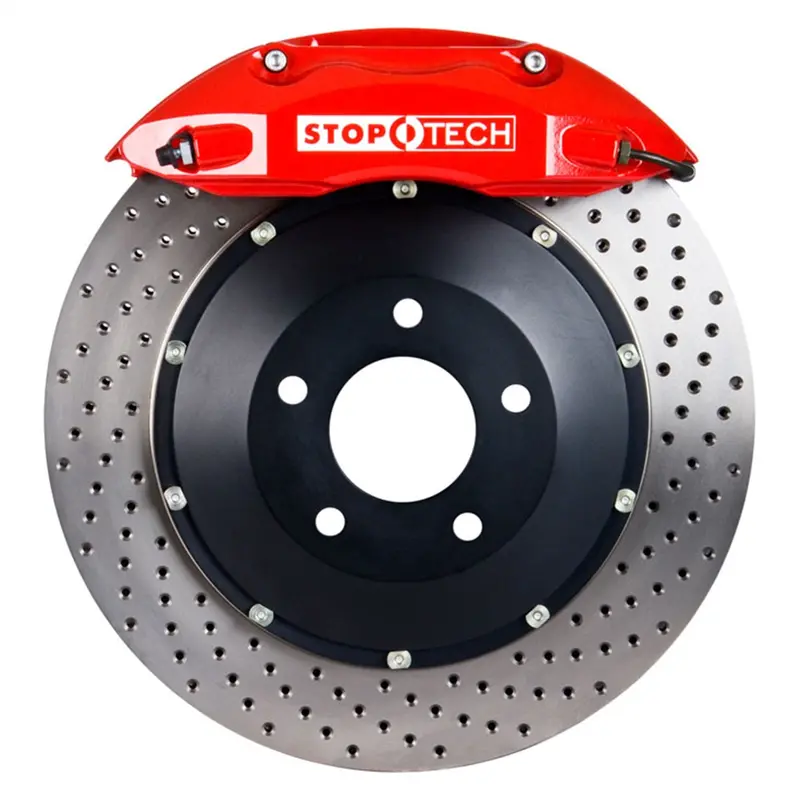Stoptech Big Brake Kit – Front 2-Piece Slotted Rotors (Model 83.798.4700.72) 1