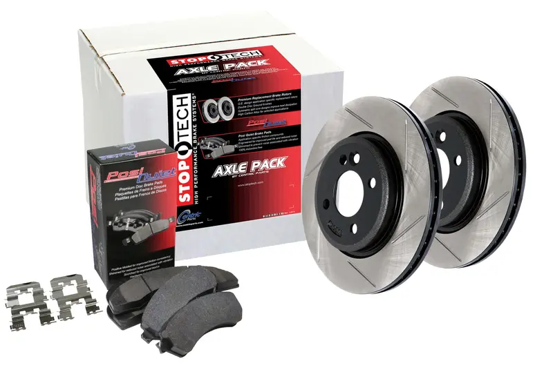 Stoptech Street Axle Pack – Slotted Front Brake Kit (937.67013) 1