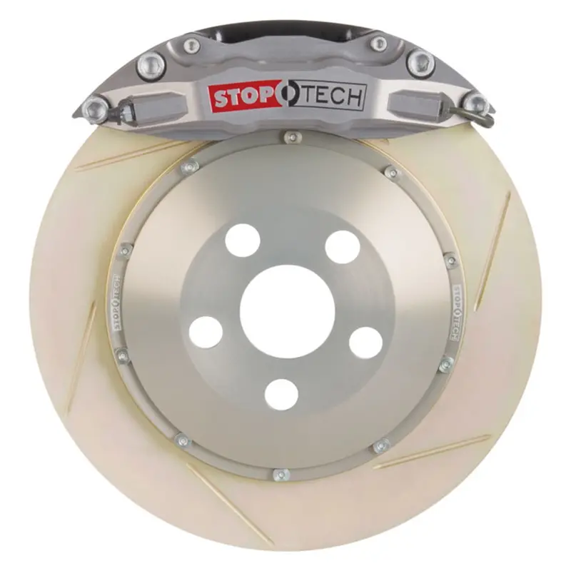 Stoptech Trophy Sport Front Big Brake Kit With Two-Piece Slotted Rotors 1