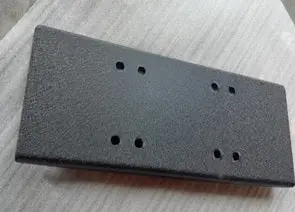 Trailfx J047T Winch Mounting Plate – Black Textured Powder-Coated Steel (Requires J031T Bumper) 1
