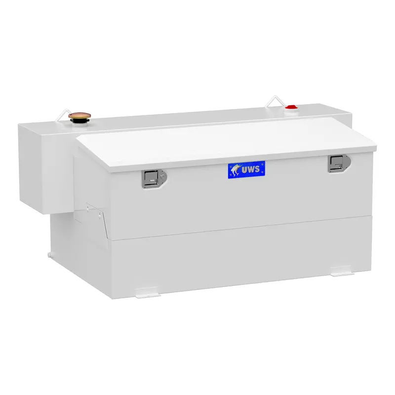 Uws Hammerhead Transfer Tank – 100-Gallon White Steel-Aluminum Combo Unit 1