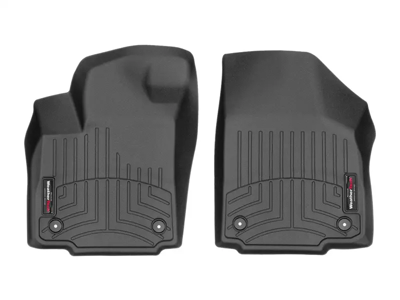 Weathertech 4411141 Digitalfit Front Row Floor Liners – Precision-Cut Black All-Weather Mats 1