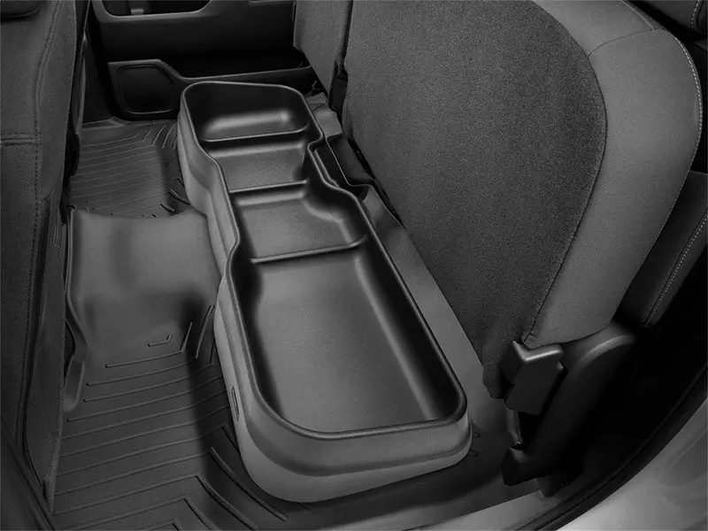 Weathertech 4S011 Under-Seat Storage System – Compact Black Organizer 1