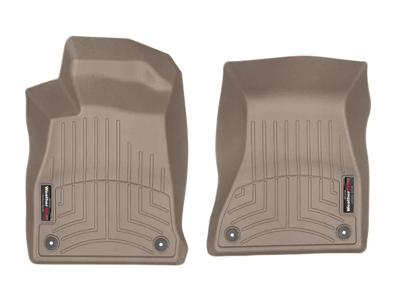 Weathertech Digitalfit Front Floor Liners – Tan, Custom Fit – Model 459371 1