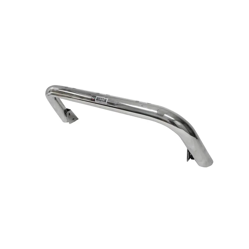 Westin 46-42310 Max Winch Tray Bull Bar – Polished Stainless Steel With Integrated Light Mounts 1
