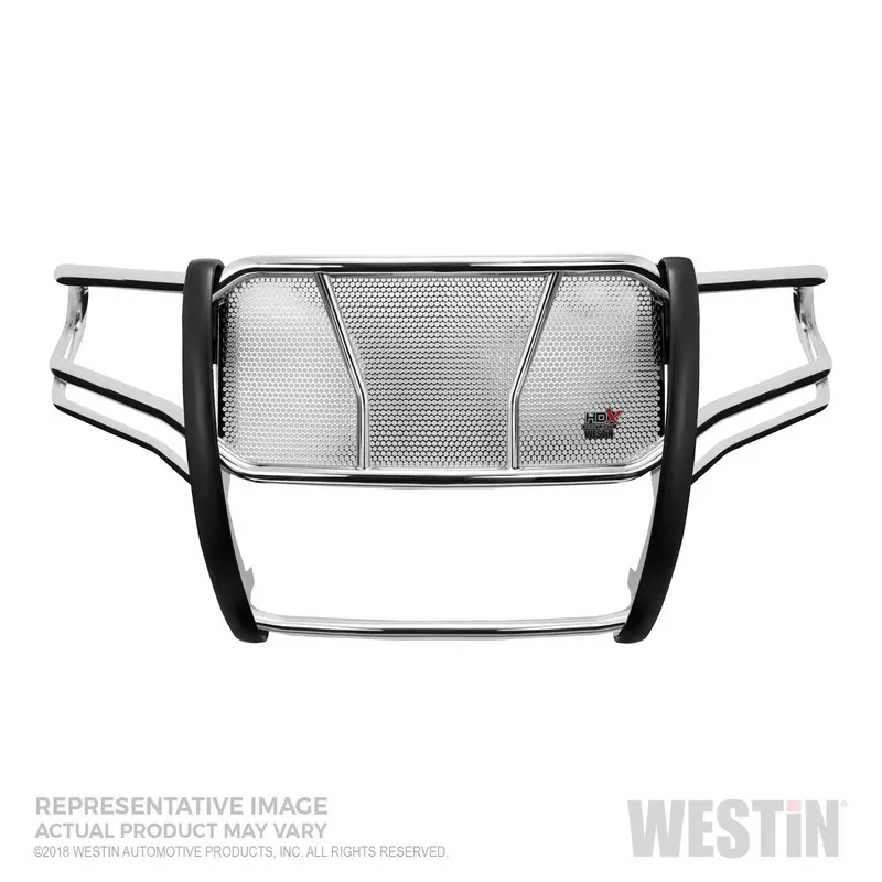 Westin Hdx Polished Stainless Steel Grille Guard – 2-Inch Tube Diameter 1